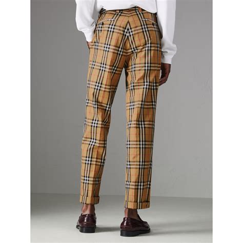 burberry style print trousers|Burberry trousers men's vintage.